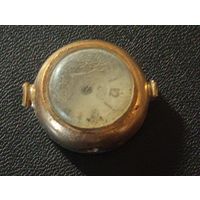 Корпус с циферблатом женских часов " Заря"-позолота AU