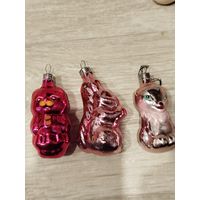 3 игрушки,3 зверушки,с рубля