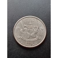 США. 25 центов 2002 г. Р - Теннесси