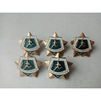 ЗНАЧКИ ВОИН-СПОРТСМЕН (II) 5-ШТУК