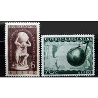 АРГЕНТИНА\137с\ 1948 конгресс картографов. авиапочта