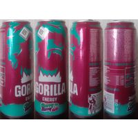 Банка от энергетика GORILLA Сочная вишня 2024.08.17 450мл ENERGY О(0,45)Л РФ (язычок черный (moz68