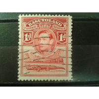 Бечуаналенд, Британская колония, 1938. Короля Георг VI и крокодил