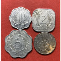Восточные Карибы 4 монеты