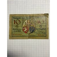 Нотгельд 10 пфеннигов 1921 год. -2112