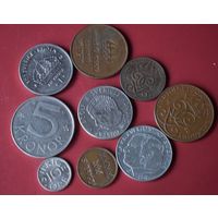 Швеция 9 монет