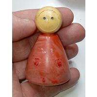 Матрёшка Ленинградский завод 1963 года . ( Уткин 2 )  СССР . Редкая .