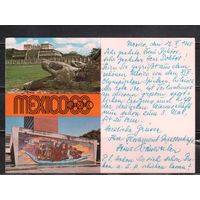 Мексика-1968,  Спорт,  ОИ-1968, карточка прош. почту