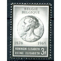 Бельгия - 1965г. - Королева Елизавета, памятный выпуск - 1 марка - полная серия, MLH [Mi 1416]. #2-Be-60-B-1