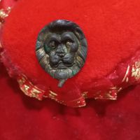 Позолоченая накладка лев РИА голова льва