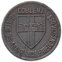 Город Кобленц. 25 пфеннигов 1918