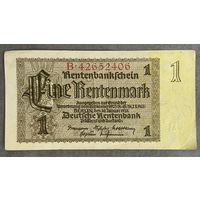 Банкнота 1 марка 1937 год. Веймарская республика