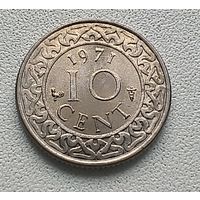 Суринам 10 центов, 1971  1-11-30
