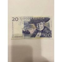 Швеция 20 крон 1991-95г.