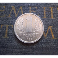 1 пфенниг 1988 (A) Германия ГДР #27 AU