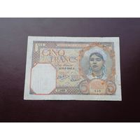 Алжир 5 франков 1941