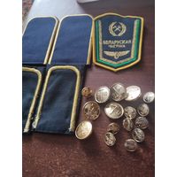 Шеврон,пуговицы ЖД.