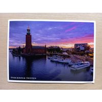 О-12. ПОДПИСАННАЯ ОТКРЫТКА. ШВЕЦИЯ. СТОКГОЛЬМ. ПОРТ.