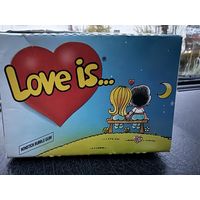 Коробка  блок  от  жевательной  резинки Love  is...  1994  года  выпуска