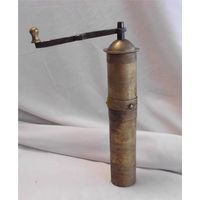 Антикварная ручная кофемолка 28 см Мельница Перечница Османская империя HACI ARTIN Начало ХХ-го века