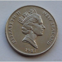 Новая Зеландия 10 центов, 1987