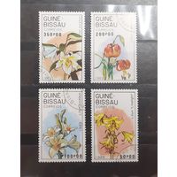 Гвинея-Биссау. 1989 год. Флора. Цветы. Лилии (302)