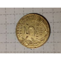 5 сантимов Франция 1992 год
