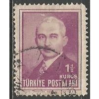 Турция. Мустафа И.Инёню. Второй Президент. 1946г. Mi#1175.