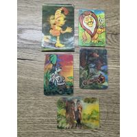 Календарики.стерео-переливашки.цена за все.