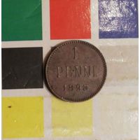 Финляндия 1 пенни 1893