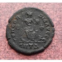 Римская империя до начала V века, фоллис. Флавий Феодосий (Феодосий I Великий) (379-395 гг.) - 8.