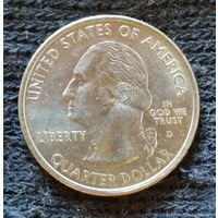 США 1/4 доллара, 2008 Квотер штата Гавайи Отметка МД: "D" - Денвер KM# 425