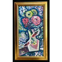 Акулов В.И. Из серии "Цветы". Холст, масло. Размер 100х50 см.