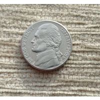 Werty71 США 5 центов 2001 D Белый дом Джефферсон