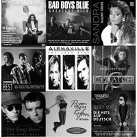 CD диски The Best Of Modern Talking, Bad Boys Blue, Fancy, C.C. Catch, Sandra, Patty Ryan, Pet Shop Boys, Alphaville