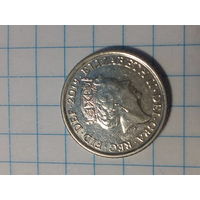 5 пенсов Великобритания 2019 год.