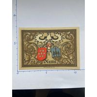 Нодгельд 50 пфеннигов Аума. Веймарская республика - 0202