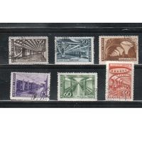 СССР-1947, (Заг.1061-1066) гаш., Метро(полная серия)