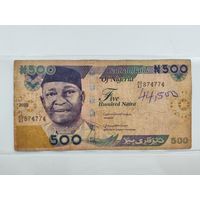 Нигерия 500 найра 2022 года