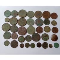 Лот монет РИ и СССР