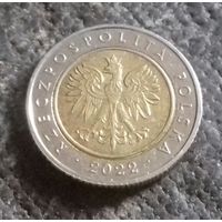 5 злотых, Польша 2022 г.