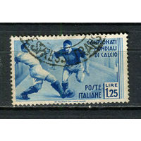 Королевство Италия - 1934 - Чемпионат мира по футболу 1,25L - [Mi.482] - 1 марка. Гашеная.  (Лот 28HU)-TG3P19