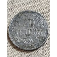 Распродажа - 20 филлеров 1894г.,ВЕНГРИЯ