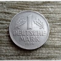 Werty71 Германия ФРГ 1 марка 1974 J