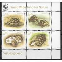 Болгария 2016. Фауна WWF Черепахи 4 марки (5276)