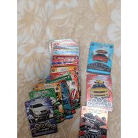 Карточки Супергонки 155 штук без повторов