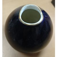 Советская ваза, Бутон. ЛФЗ кобальт. Хорошее состояние