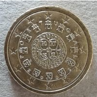 Португалия 50 евроцентов 2002 год, KM# 745
