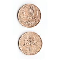 10 франков Франция 1978 год