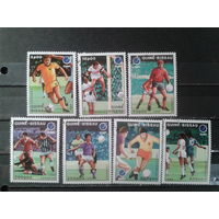 Гвинея Бисау, 1988. Чемпионат Европы по футболу, полная серия. Mi-6,0 евро гаш.
